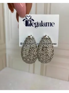 Zarcillo tipo rodio - Serie #ZA02