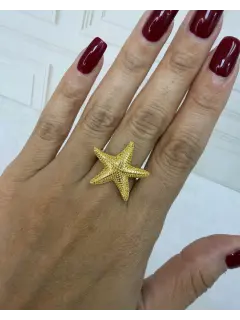 Anillo maximalista - En forma de estrella de mar mediana