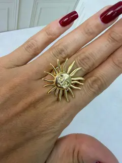 Anillo maxi- Forma de Sol