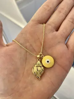 Collar caracola de mar