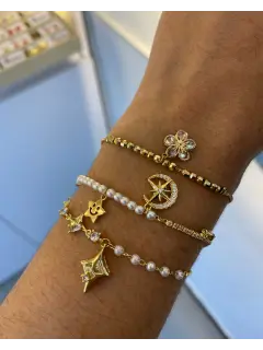 Pulsera de balines - Tipo corbatín