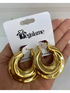 Argolla semiredonda  - Estilo elegante. Mediana