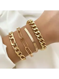Set de pulseras casual