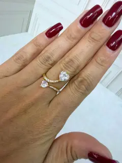 Anillo maximalista - Piedra brillante